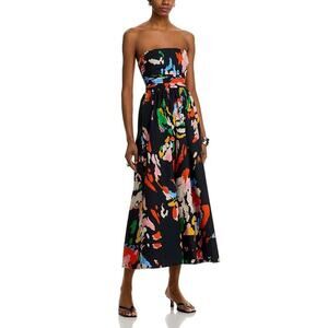 NEW NWT A.L.C. Tate Dress in Black Multi Size 2